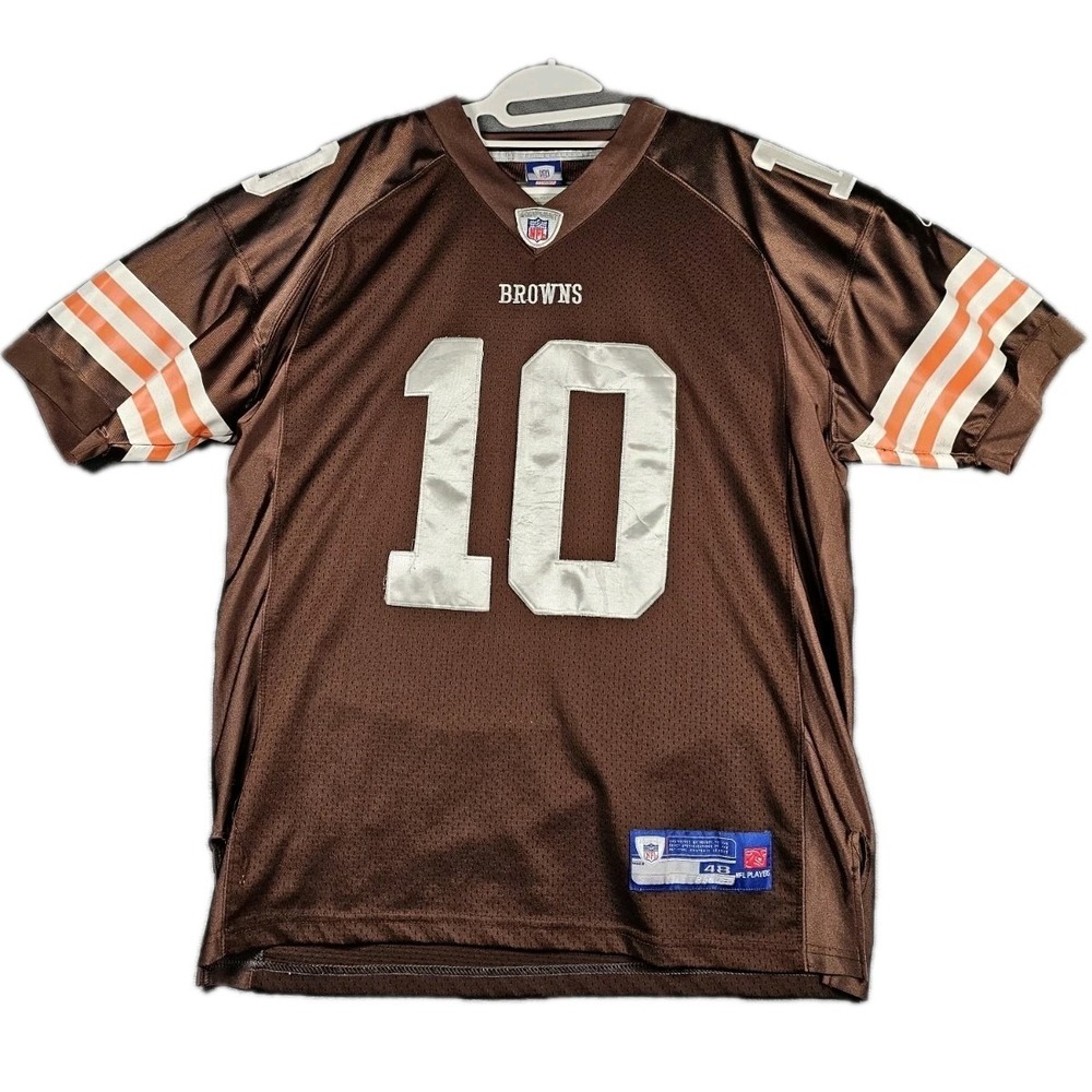 Reebok Cleveland Browns Brady Quinn #10 Jersey Mens 48 XL NFL Equipment